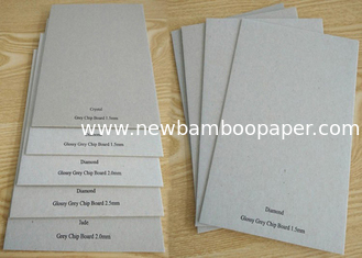China Eco-friendly Recycled Unbleached Two Side Grey Chipboard in Gray Color supplier